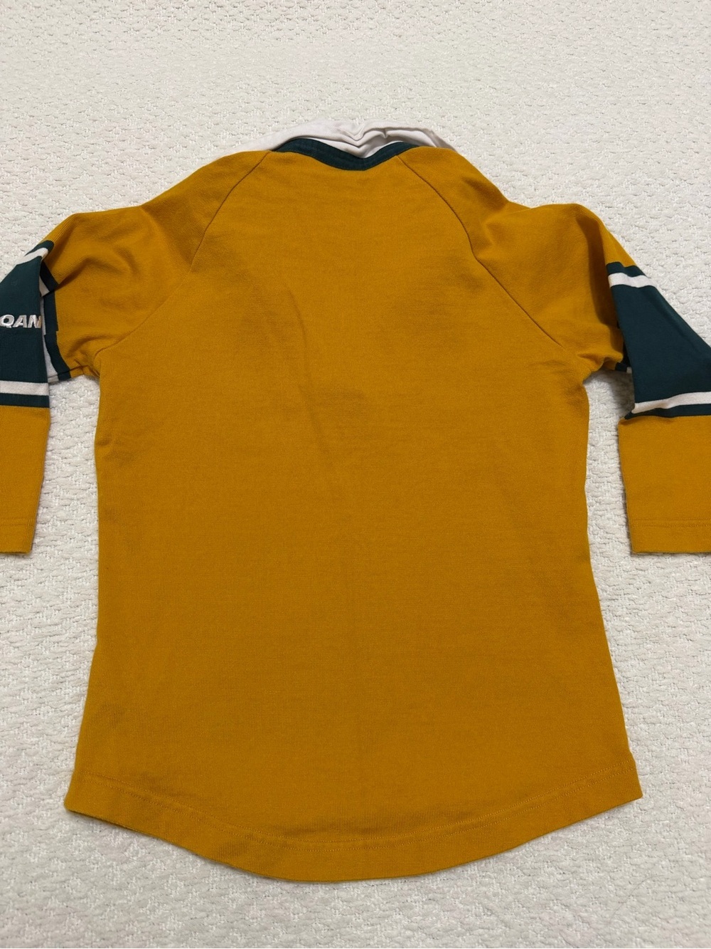 Vintage Australia Rugby Wallabies Quarter Sleeve Shirt Youth Size 8 - Picture 15 of 15